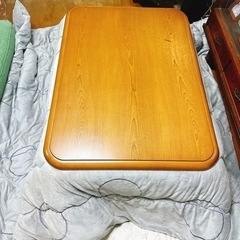 【商談中…】美品KOIZUMI家具調コタツ(コタツ布団・コタツ掛...