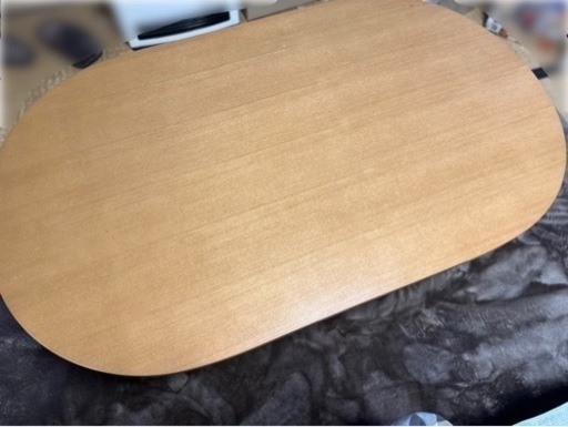 決まりました【無印良品】人気★楕円こたつ&こたつ布団　テーブル　家具