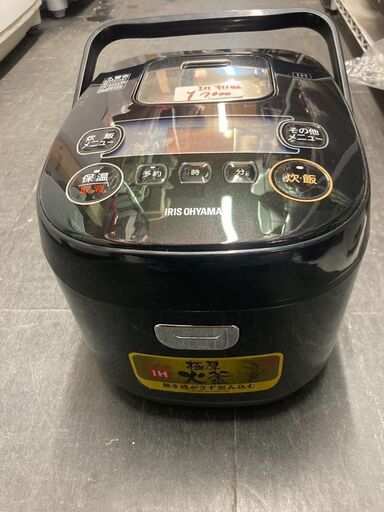 ☆中古￥7,000！IRIS OHYAMA　5合炊飯ジャー　家電　2021年製　TERC-IE50-B型　【BC136】