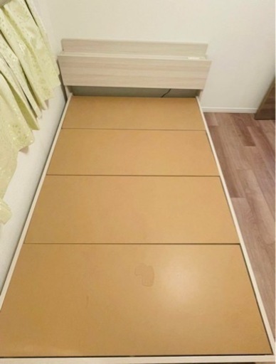 【引取りのみ】ニトリNITORIコンセント付きチェストベッドフレーム