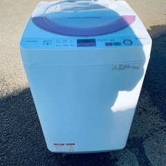 シャープ　全自動電気洗濯機　ES-GE6A-P