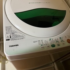 TOSHIBA東芝 5.0kg洗濯機 AW-605 13年製 風乾燥の画像