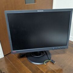 【故障品】　lenovoモニター　ディスプレイ