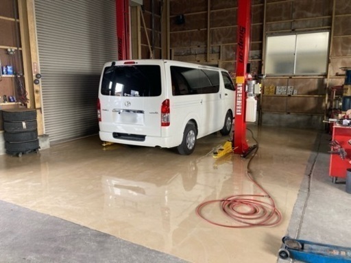 ガレージ、倉庫の床塗装