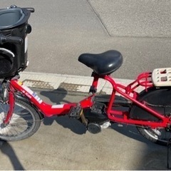 【100】子乗せ電動自転車 YAMAHA PAS Kiss レッド 3人乗り対応 100】子乗せ電動自転車 YAMAHA PAS Kiss レッド 3人乗り対応 100】子乗せ