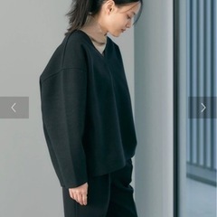 【新品】ゆるだぼ オーバーシルエットプルオーバー ブラックの画像
