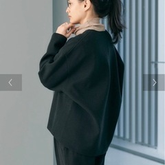 【新品】ゆるだぼ オーバーシルエットプルオーバー ブラックの画像