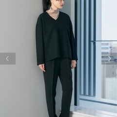 【新品】ゆるだぼ オーバーシルエットプルオーバー ブラックの画像
