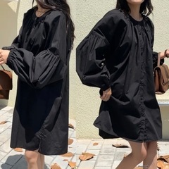 【新品】ロング・ショートブーツにも◎ ボリュームスリーブシャツワ...