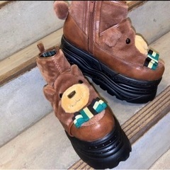 YOSUKE ヨースケ 厚底 クマ スニーカーの画像