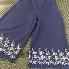 axes femme アクシーズファムワイドパンツ
