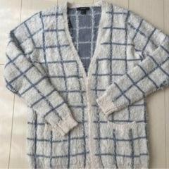 レディース　春服　ニット　厚手カーディガン