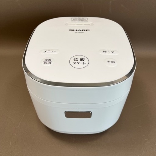 2020年製 SHARP KS-CF05C 3合炊き 炊飯器 ホワイト シャープ ジャー炊飯器 炊飯ジャー