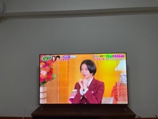 ?値下げしました?65インチ4k 傷なし　テレビスタンド有