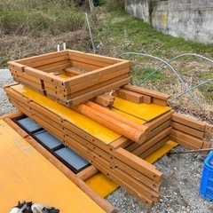 看板枠材料4セットの画像