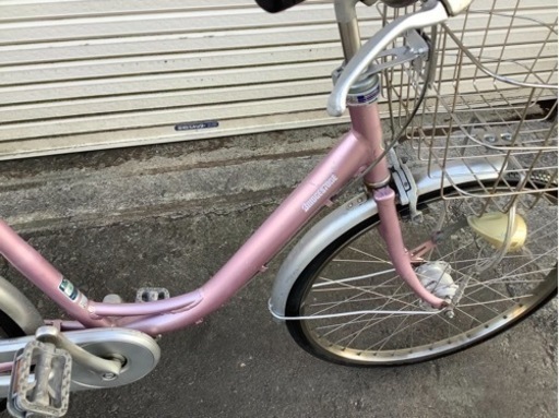 大阪府の自転車 359 ブリヂストン CARUSA24インチ ピンクアルミボディー