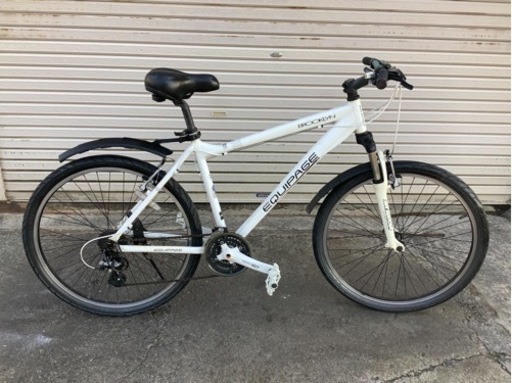 360  EQULPAGE  BROOKLYN26インチホワイトアルミボディー