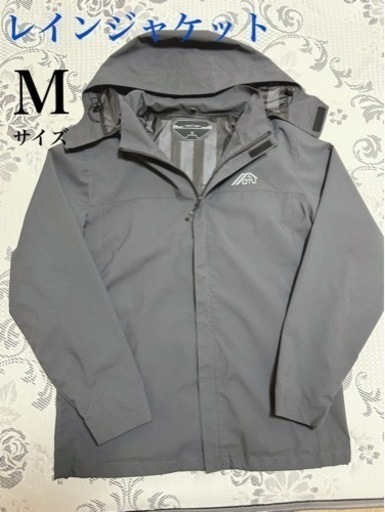 OTU メンズ軽量防水フード付きレインジャケットアウトドア Ｍサイズ