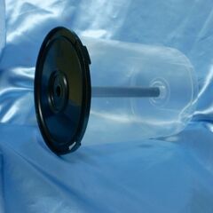 【100円シリーズ】　DVDやCD収納に　100枚収納スピンドルケールの画像