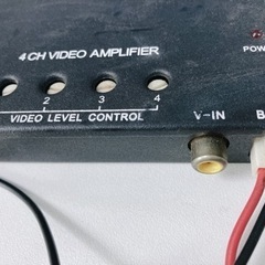 ビデオブースター  増幅器 4ch 12V車載用の画像