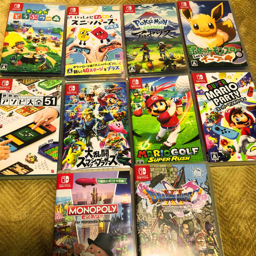 【最終値下げ！】超豪華☆彡Swich本体＋ソフト10本【美品・動作問題なし】