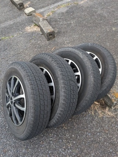 ダイハツ軽トラに装着です車検も大丈夫です