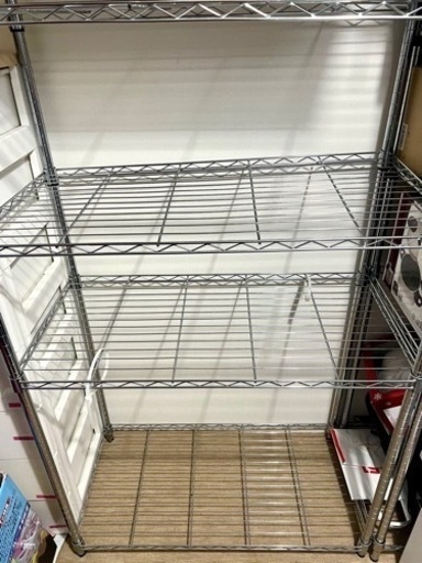 取引中　2台　組立式スチールラック