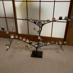 フクロウの置き物
