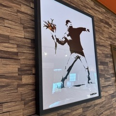 【BANKSY】レプリカ絵画の画像