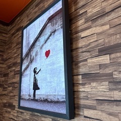 【BANKSY】レプリカ絵画の画像
