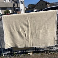 ホワイトカシミヤ入り毛布　A 家具 カーテン、ブラインド