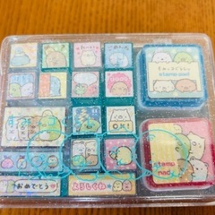 すみっコぐらし　缶ペンケース・スタンプセットの画像