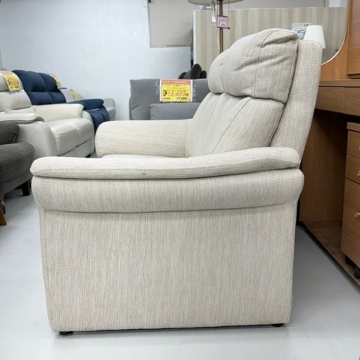 【超美品‼️】ニトリ 134cm幅2人掛けソファ ラヴソファ 布製ベージュ♪