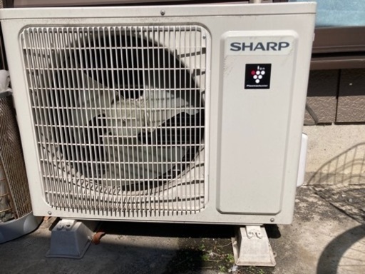 購入者決定済み【中古】【SHARP】【2台】 家電 空調家電 エアコン 室外機