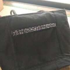 布地のバックの画像