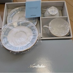 Noritake　ティー・コーヒー碗皿ペアセット　ノリタケ
