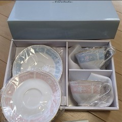 Noritake　ティー・コーヒー碗皿ペアセット　ノリタケ