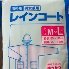 未開封新品レインコート2点セットの画像