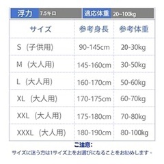 子供用ライフジャケット☆Sサイズの画像