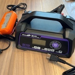 【使用2回】バッテリーを充電-メルテック全自動パルス充電器MP2...