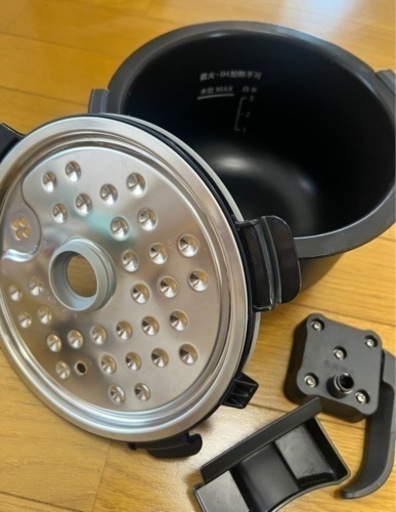 【美品】ホットクック 1L 専用パーツ 4点 内蓋 かき混ぜユニット つゆ受け フッ素コート内釜