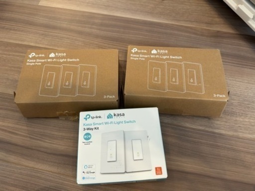 【値下げ】kasa Wifiスマートスイッチ6個セット 壁スイッチ交換型