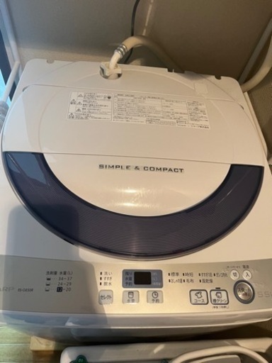 シャープ　洗濯機