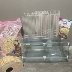 値下げ中！　ハムスター飼育セット の画像