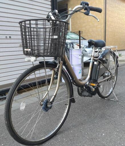 バッテリー新品！！ 電動アシスト自転車　ヤマハ　PAS ナチュラ　ゴールド　26インチ　バッテリー8.9Ah　充電器付　チャイルドシートオプションあります。