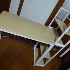 スチール机　フリーデスク  学習机 / 学生の方・在宅ワークにも