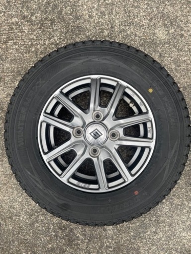 【早い物勝ち‼︎】軽自動車スタッドレス　ダンロップウィンターマックス18年12週製145/80/12 国交省認定ホイール　タイヤ柔らか