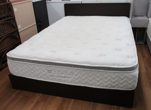 R051 IDC Enas-s By Restonic 30cm マットレス、ダブルベッド、幅140cm Used/キレイ