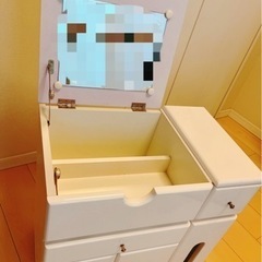 【無料】コスメワゴン ドレッサーの画像