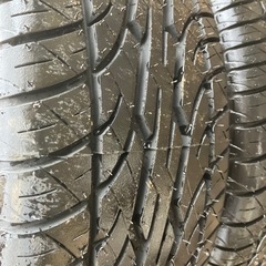 ダンロップタイヤ、ホイールセット2本の画像